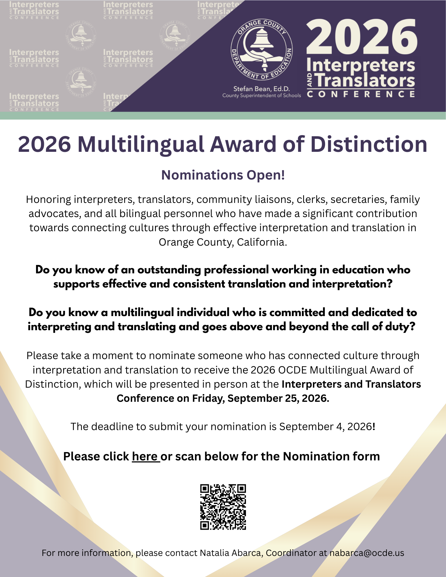 2026 Multilingual Award of Distinction Nominations Open!.png