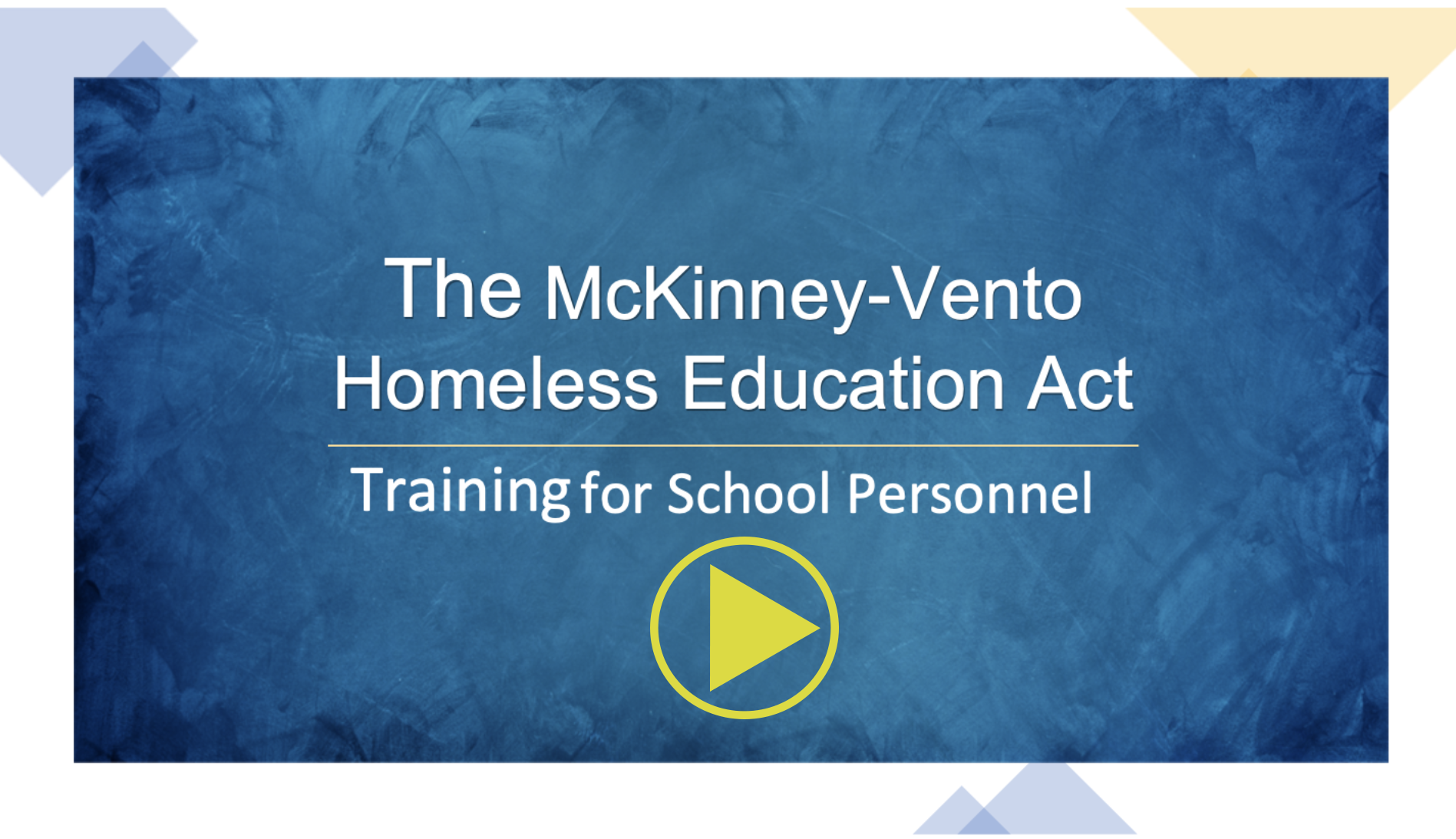 Go to McKinney-Vento Video
