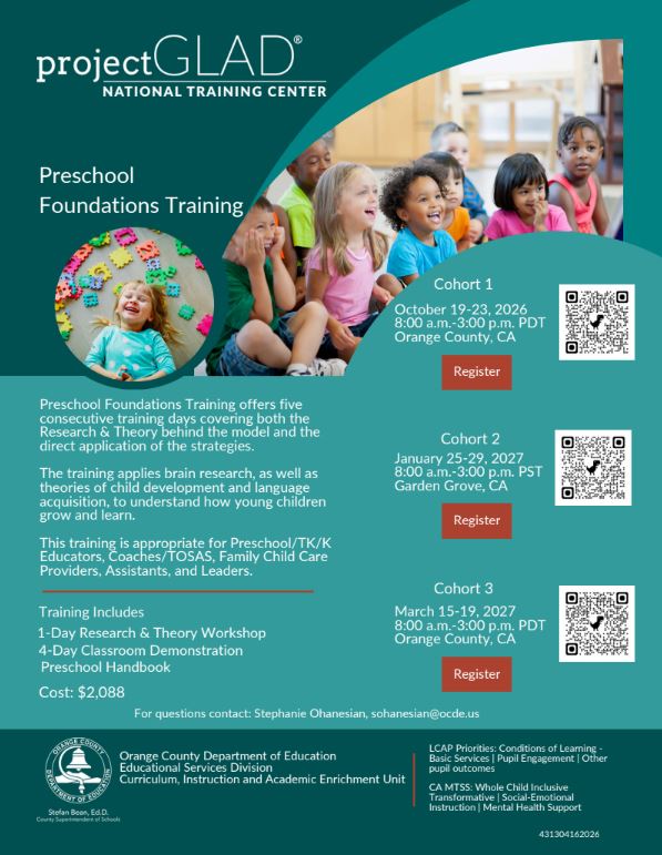 Project GLAD Preschool Foundations Training 2026-2027.JPG