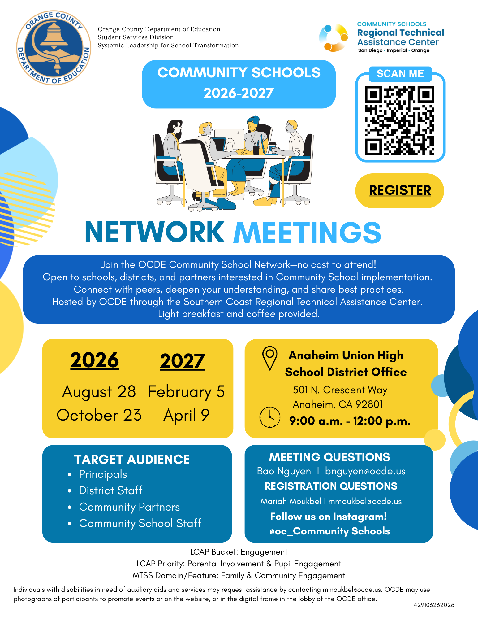 Community Schools Network Meeting