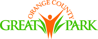 Orange County Great Park Logo Orange Silouette of a person