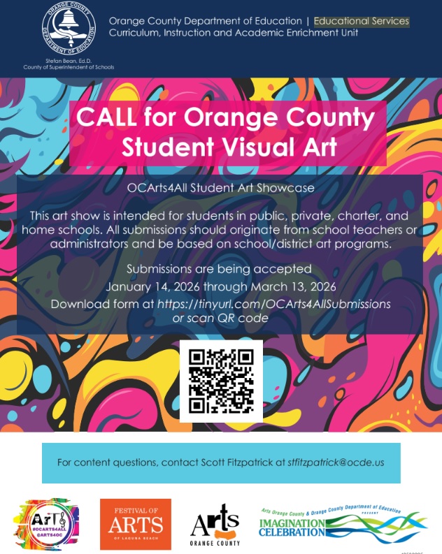 Thumbnail for Call for Orange County Student Visual Art