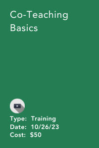 Co-Teaching Basics