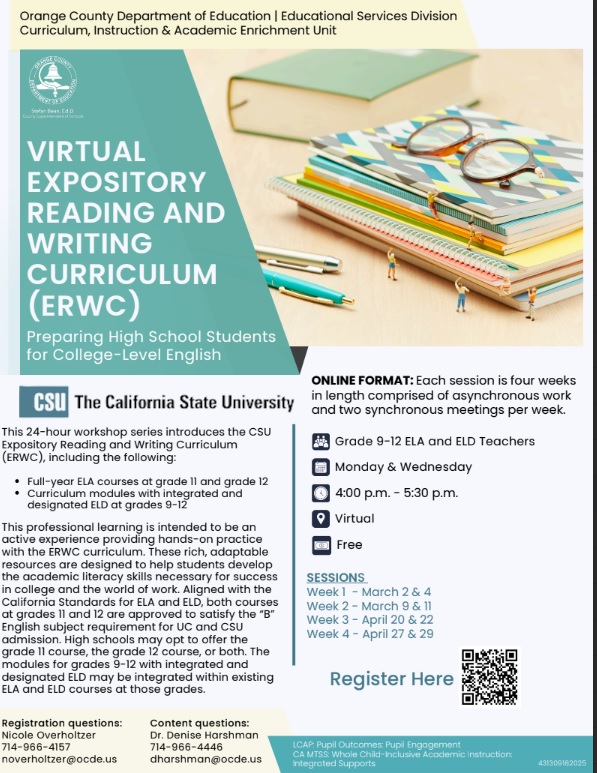 Thumbnail for Virtual Expository Reading and Writing Curriculum (ERWC)