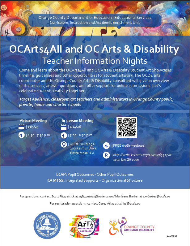 Thumbnail for OCArts4All and OC Arts & Disability