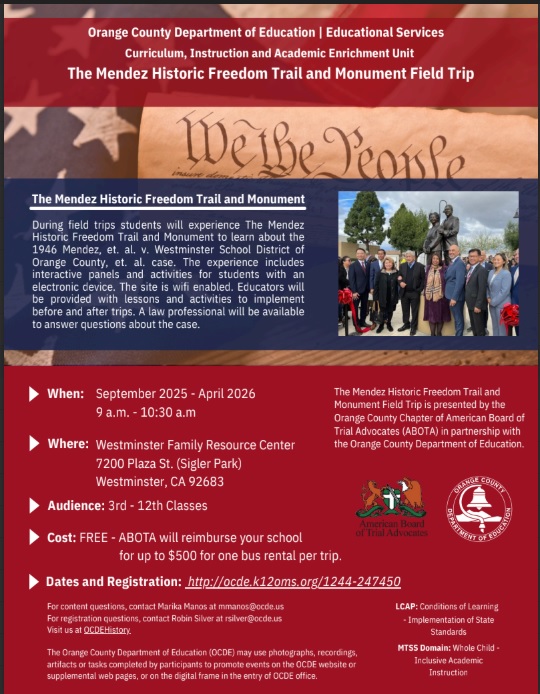 Thumbnail for Mendez Historic Freedom Trail and Monument