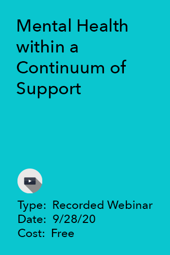 Mental Health within a Continuum of SUpport