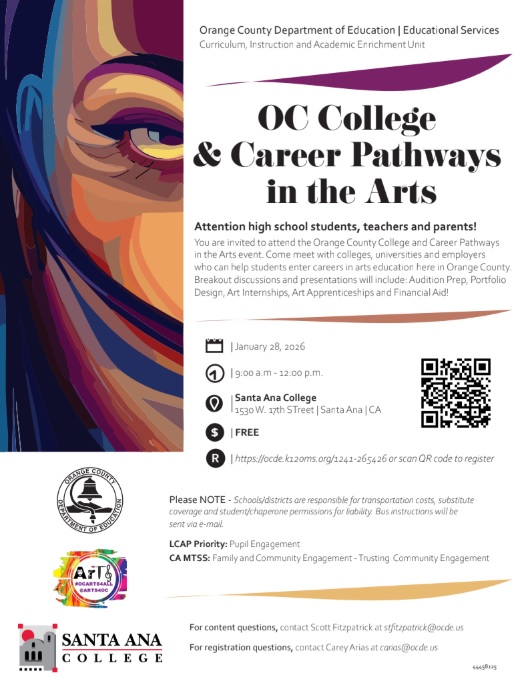 Thumbnail for OC College & Career Pathways in the Arts