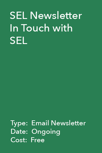 SEL Newsletter In Touch with SEL