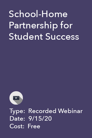 School-Home Partnerships for Student Success